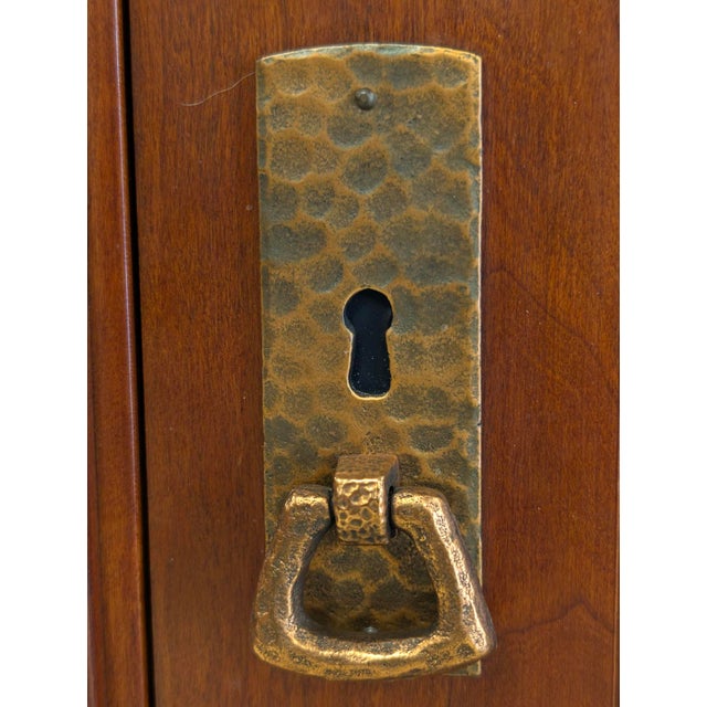 Stickley Mission Cherry Wood Cabinet Hinged For Sale - Image 13 of 13