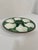 1920s 1920s Antique French Longchamp Majolica Green and White Oyster Plate For Sale - Image 5 of 15