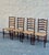 French Provincial Mid 20th Century Set of 4 French Provincial Rush Seat Dining Chairs For Sale - Image 3 of 12
