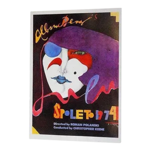 Vintage Signed 20th Century Richard Lindner Poster Lithograph -"Spoleto"