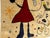 Mid 20th Century French Artistic Designed After J. Miro Rug 6'0" X 6'7'' For Sale - Image 4 of 12