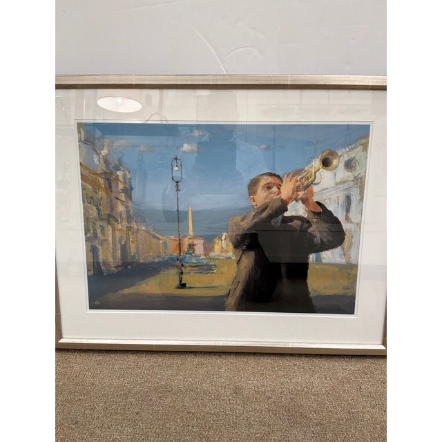 Contemporary Soicher Marin - Alan Kingsbury the Walking Call Giclee Framed. For Sale - Image 3 of 6