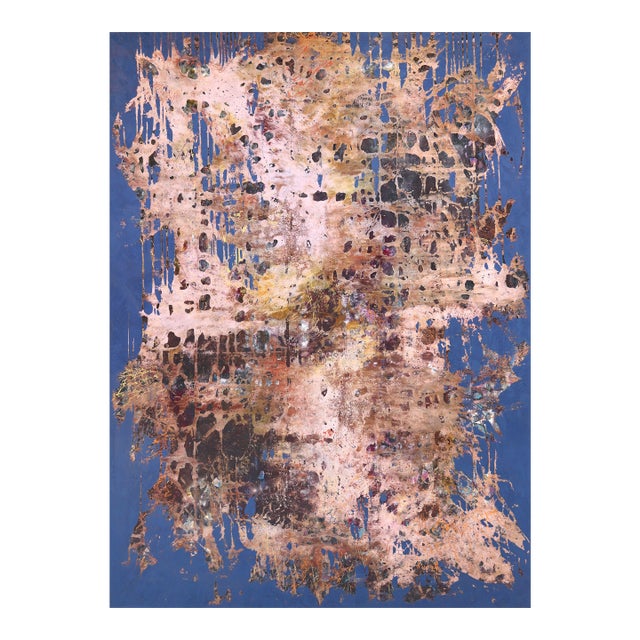 A870 - Original Large Scale Minimalist Contemporary Expressive Abstract Painting Artwork by Marco Schmidli For Sale