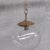 Mid-Century Brass and Bubble Glass Pendant For Sale - Image 6 of 11