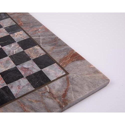 Mid-Century Marble Chess Set with Box For Sale - Image 3 of 13