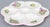 French Country Antique French Luneville Floral Porcelain Oyster Plate For Sale - Image 3 of 7