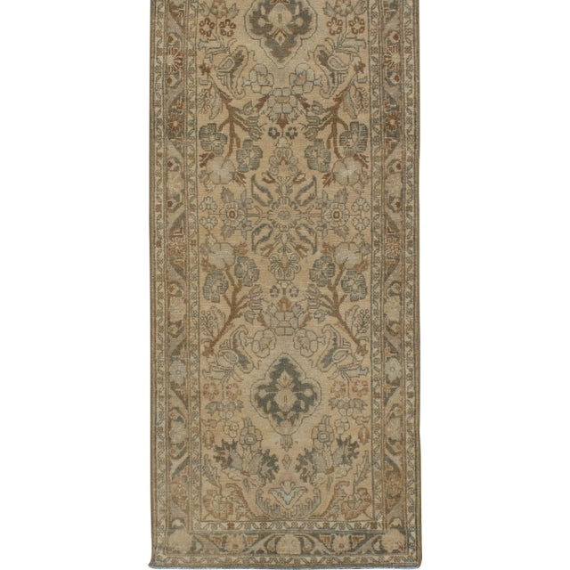 Textile 1940s Vintage Hamadan Hand Woven Runner 2'5 X 16'5 For Sale - Image 7 of 8