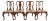Baker Furniture Style Queen Anne Solid Cherry Wood Dining Chairs, Set of Four For Sale