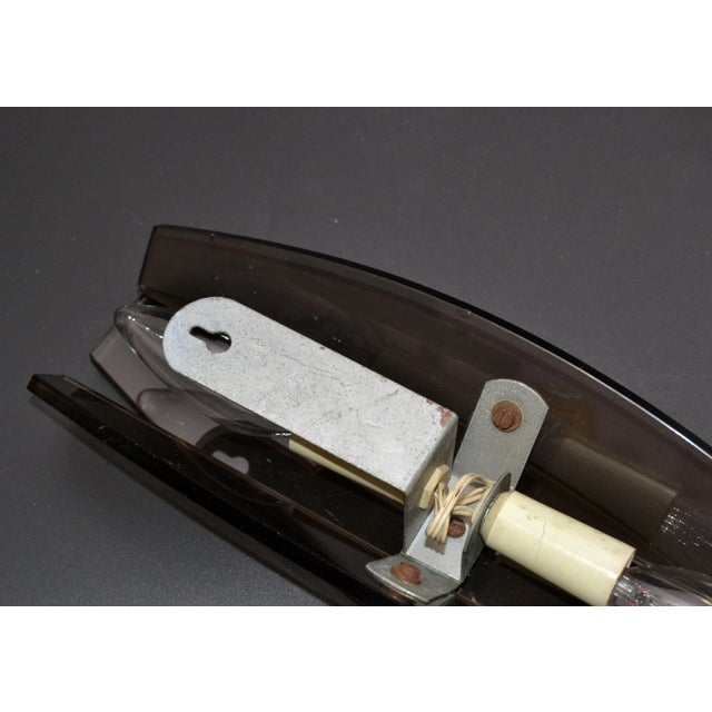 Vintage Fontana Arte Style Sconces - Pair For Sale - Image 11 of 12