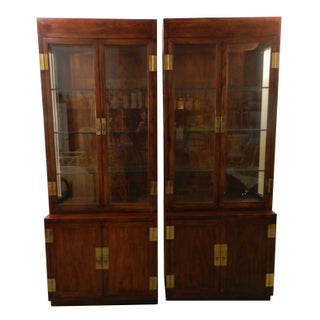Vintage Henredon Cabinets - A Pair For Sale