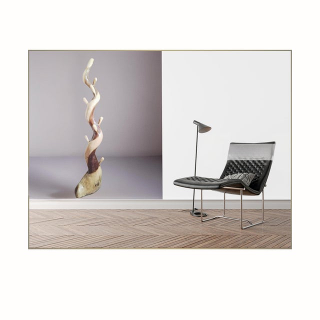 Carved Wooden Coat Rack For Sale - Image 3 of 5