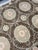 Large Cotton Suzani From Samarkand Uzbekistan, 1930s Suzani Terracotta Wall Hanging Tapestry - Neutral Uzbek Bedspread For Sale - Image 4 of 12