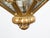 A French Baroque style giltwood lantern from the early 20th century, with volutes and textured glass. Created in France at...