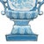 Pair of Painted Tole Wall-Mounted Urns With Flowers For Sale - Image 16 of 17