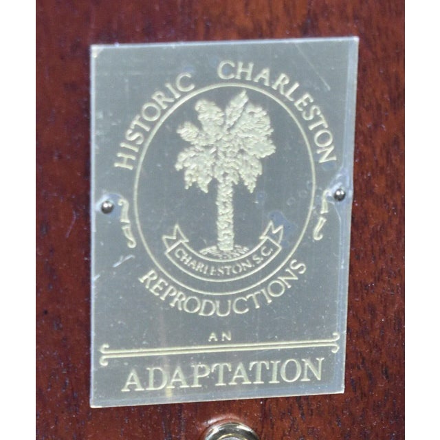 Baker Historic Charleston Collection Mahogany Carved