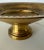 Vintage Etched Brass Pedestal Compote Bowl For Sale - Image 4 of 6