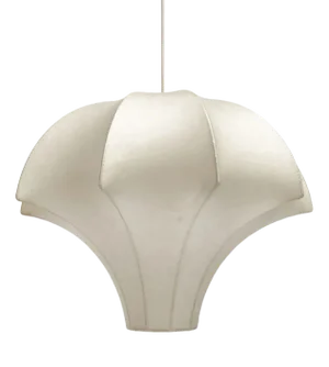 Mid-Century German Cocoon Pendant Lamp by Friedel Wauer for Goldkant Leuchten, 1960s
