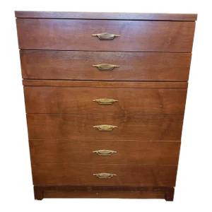 Late 20th Century Mid Century Modern Basset Chest of Drawers