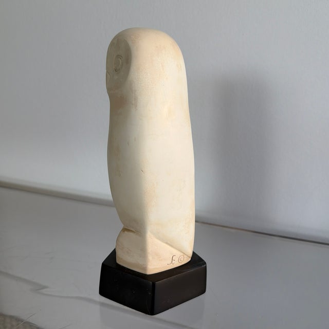 1960s Vintage Signed Cleo Hartwig "Owl" Sculpture, Mid-Century Modern For Sale - Image 5 of 8