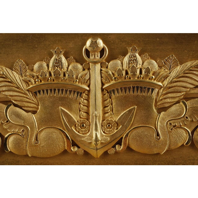 Restoration Period Gilt Bronze Clock with a Young Woman For Sale - Image 15 of 18