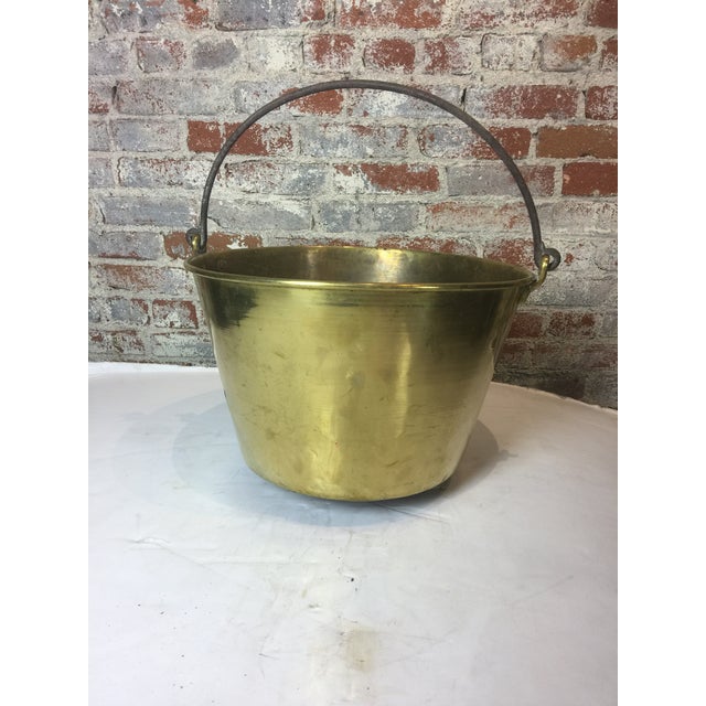 Vintage French Large Brass Bucket Chairish