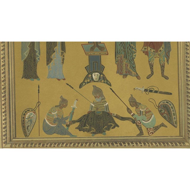 Late 19th Century F. X. Zettler, Bavarian Crucifixion Icon, Chromolithograph, 19th Century For Sale - Image 5 of 9