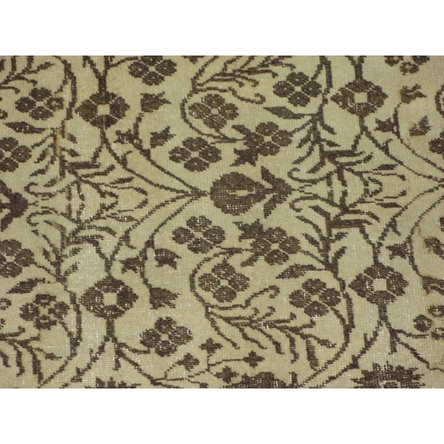 Antique Ushak Anatolian Turkish Rug, Natural Colors, C-1910's For Sale - Image 4 of 5