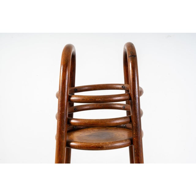 Wood Beech Pedestal from Jacob & Josef Kohn, 1890s For Sale - Image 7 of 16