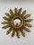 1940s French Petite 9.5" Giltwood Sunburst Convex Wall Mirror For Sale - Image 4 of 15