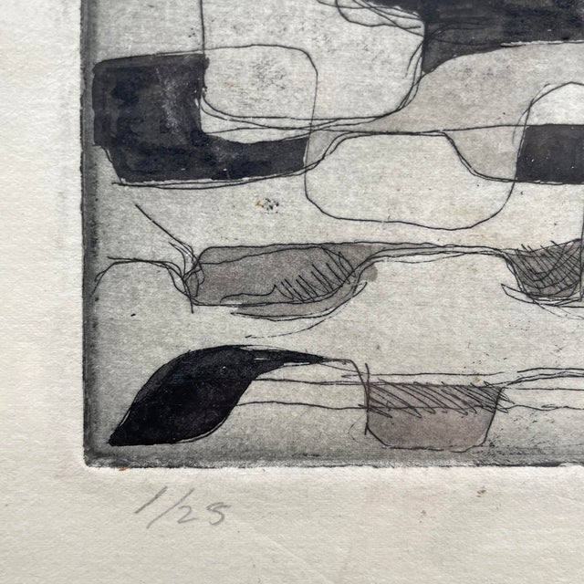 Modernist Etching, Artist Proof, C. 1962 Chairish