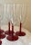 Late 20th Century Ruby Red Stemmed Champagne Flutes - Set of 8 For Sale - Image 5 of 10