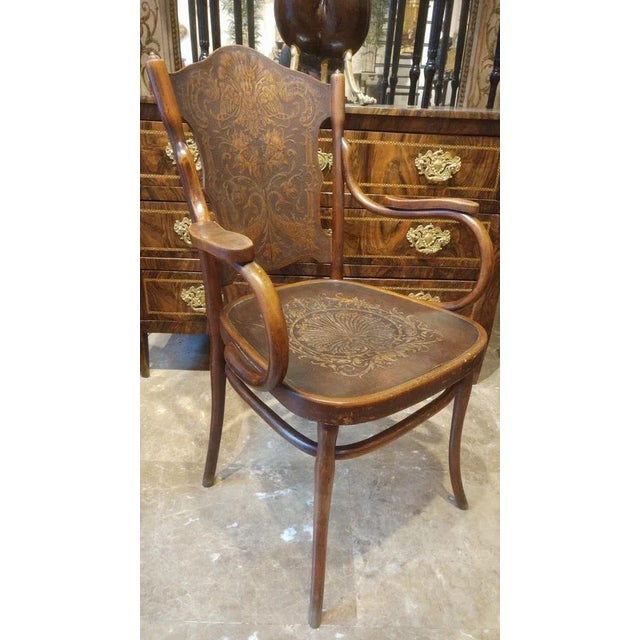 Side Chair attributed to Jakob & Josef Kohn Vienna For Sale - Image 9 of 11