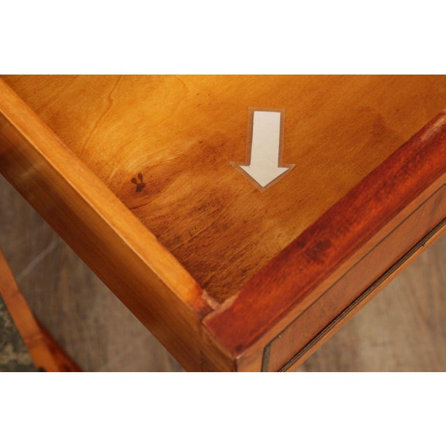 Classical Revival Walnut Ormolu Mounted Desk With Leather Top For Sale In Philadelphia - Image 6 of 18