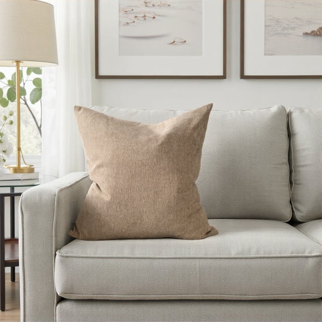 Komodo Sand Down Filled 20x20 Pillow For Sale In Chicago - Image 6 of 9