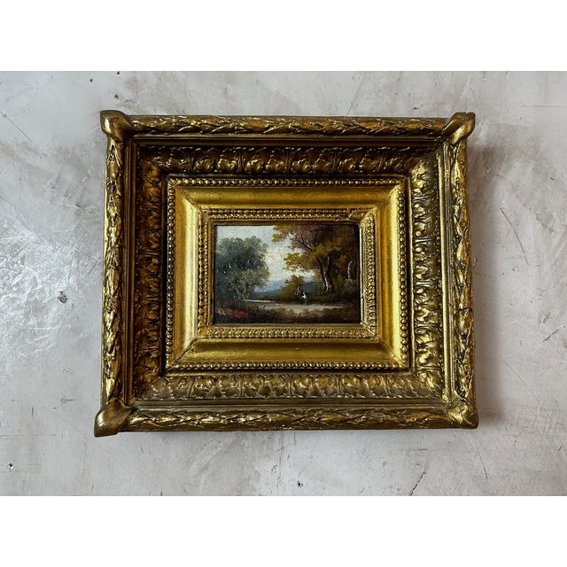 Landscape Composition, 1900s, Oil Painting For Sale - Image 9 of 9