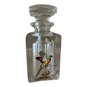 Mid Century Carwin Crystal Cologne or Perfume Bottle
