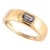 Genuine Tanzanite Ring in 18k Solid Yellow Gold Size 8.5 For Sale