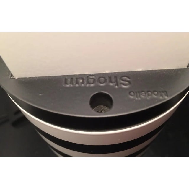 Black Italian Model Shogun Tavolo Table Lamp by Mario Botta for Artemide, 1980s For Sale - Image 8 of 11