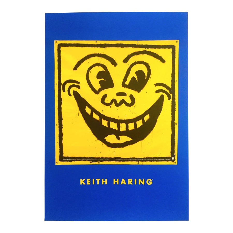 絵画 BIG SMILE keith-haring-estate-vintage-