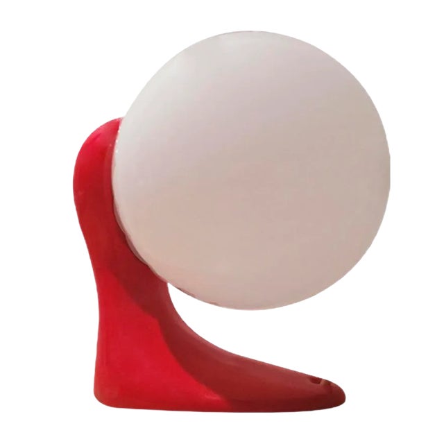 Porcelain Table Lamp, 1970s For Sale