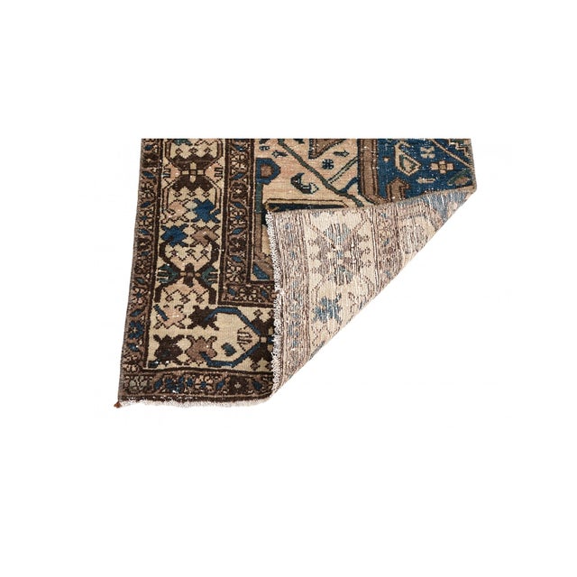 Mid-Century Modern Mini Antique Decorative Rug Fragment - 2`0″ X 3`0″ For Sale - Image 3 of 3