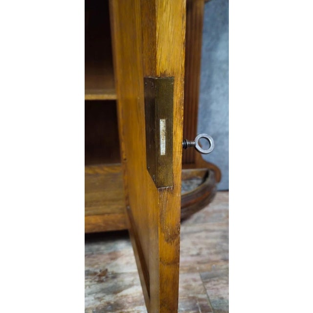 Antique Renaissance Oak Coat Rack with Mirror For Sale - Image 6 of 10