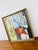 Vintage 1960s Picasso Style Abstract Needlepoint abstract picasso style framed with glass measures appx - 13.75"W -...