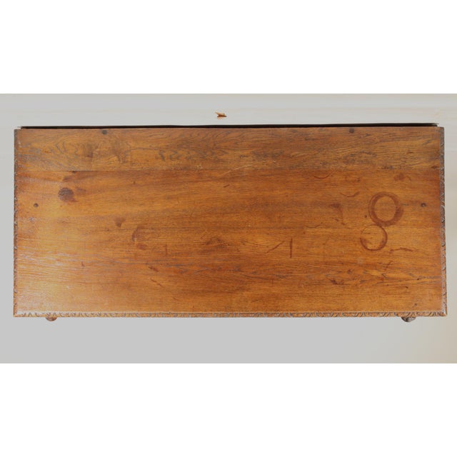 1910s Baroque Style Oak Credenza For Sale - Image 5 of 14