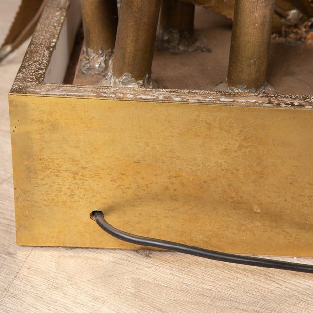 20th Century French Palm Floor Lamp by Maison Jansen, 1970s For Sale - Image 6 of 13