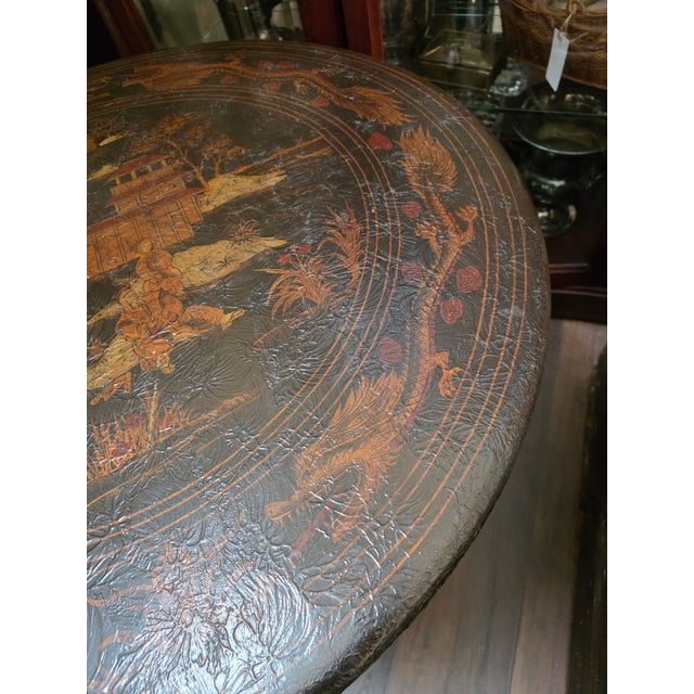Chinoiserie End Table For Sale - Image 4 of 10