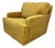 1960’s Mid Century Modern Milo Baughman Style Swivel Lounge Chair in Corduroy Restored For Sale