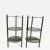 1930s Machine Age Art Deco Aluminum Triple Tier Tables - A Pair For Sale - Image 10 of 10