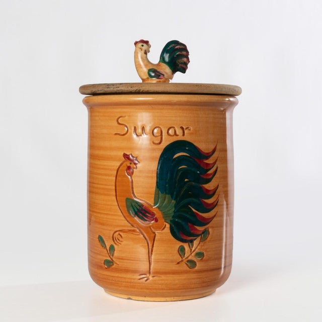 Brown Mid 20th Century Pennsbury Pottery Canister Set For Sale - Image 8 of 13