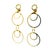 1980s Pair of itlaian Aletto Brothers 18k Gold Long Link Drop Earrings For Sale - Image 9 of 13